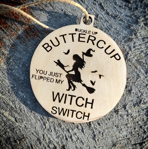 Buckle up Buttercup you just flipped my Witch Switch Ornament