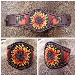 Custom Sunflower Cuff for Kate