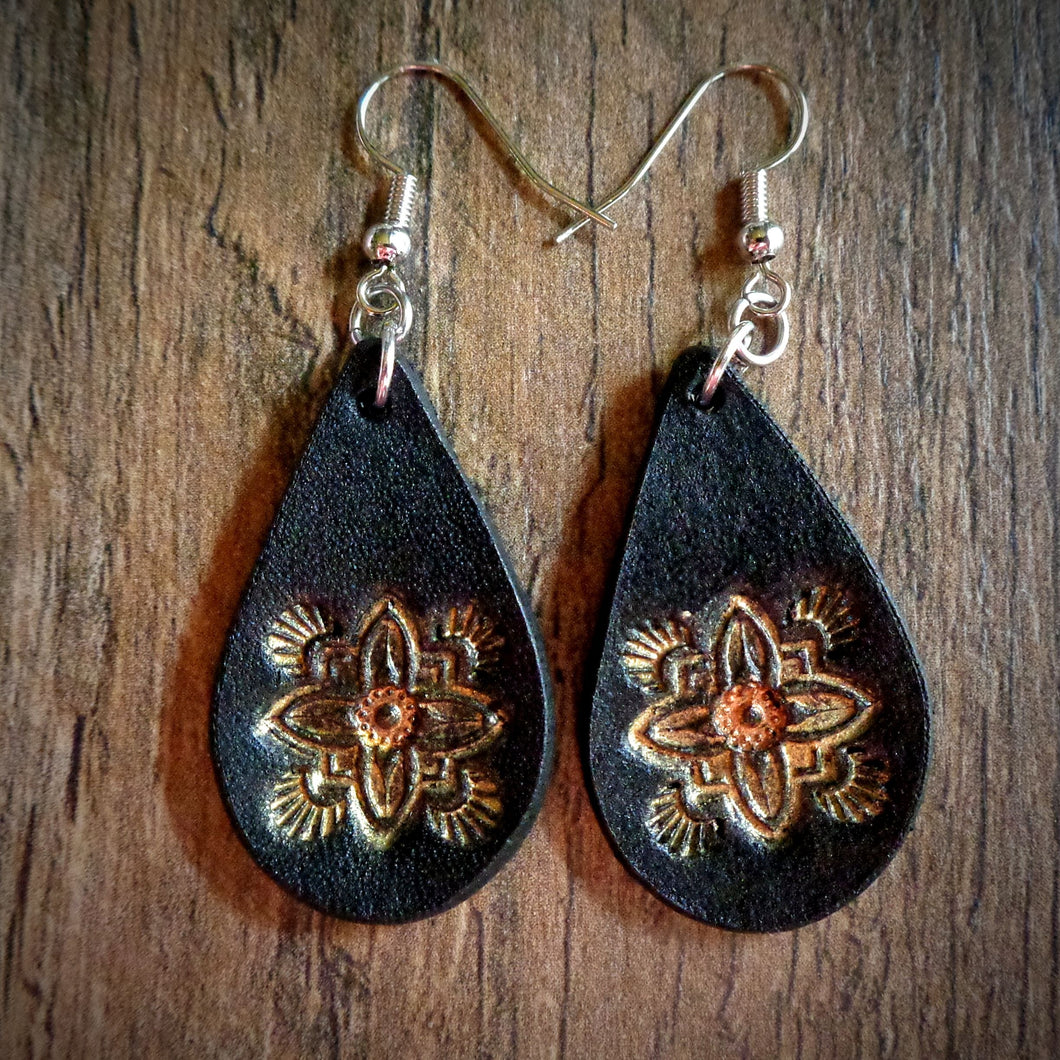 The Teardrop Earring — Angus & Abe Leather Co.